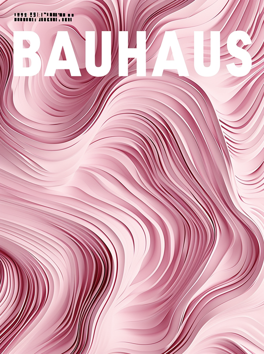 Bauhaus Pink Swirl