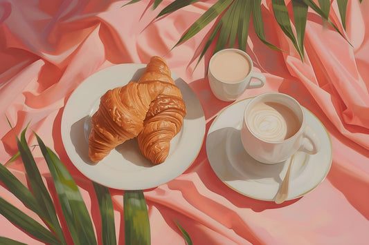 Croissant and Coffee