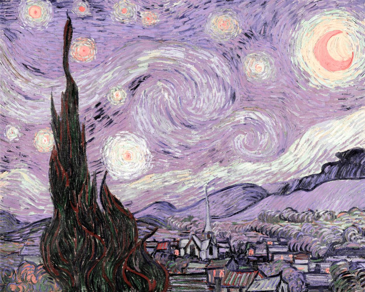 Lilac Starry Night