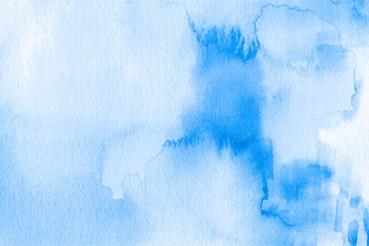 Sky Blue Watercolor Wash