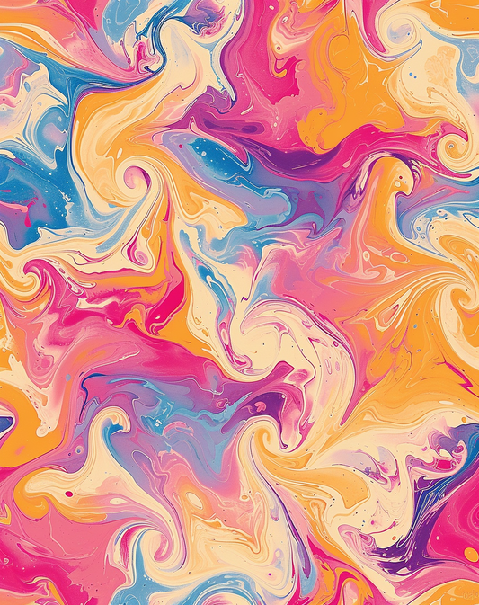 Marbled Sunset Swirl
