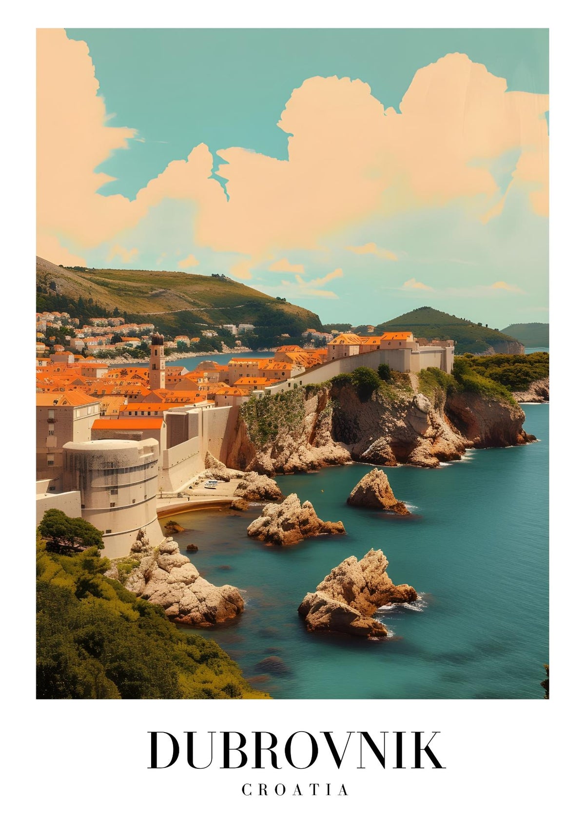 Dubrovnik City Walls, Croatia