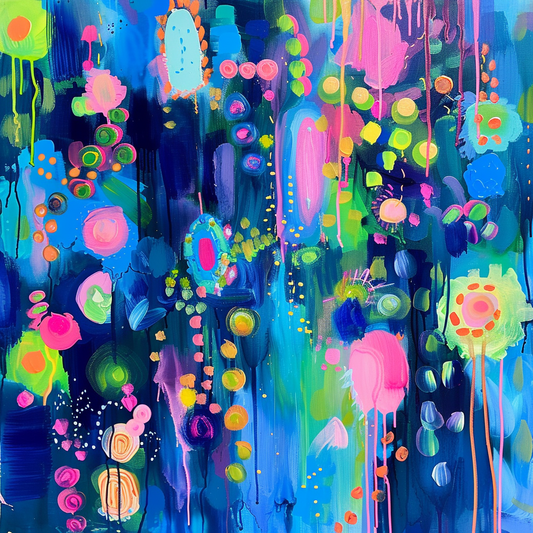 Paint Drip Bloom