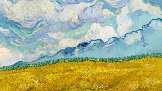 Wheat Field and Storm Clouds