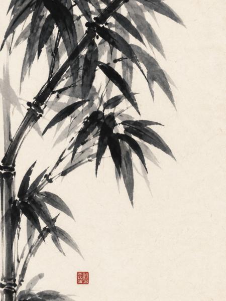 Bamboo Ink Study