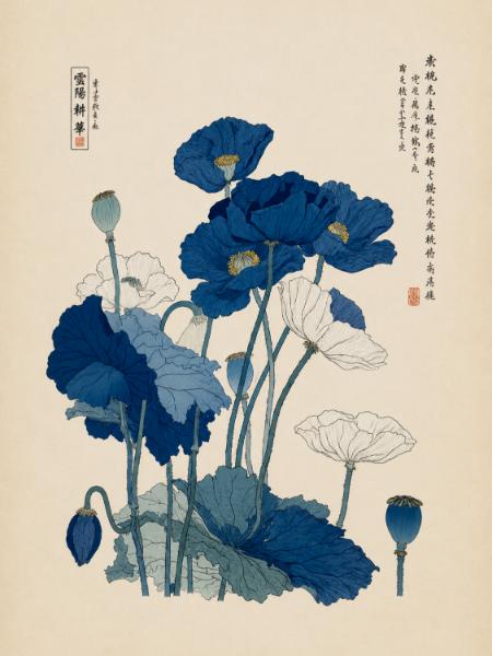 Blue Poppies