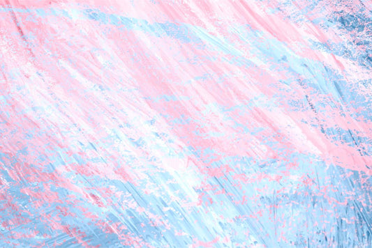 Pink and Blue Brushstrokes
