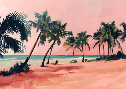 Pink Sand Palm Beach