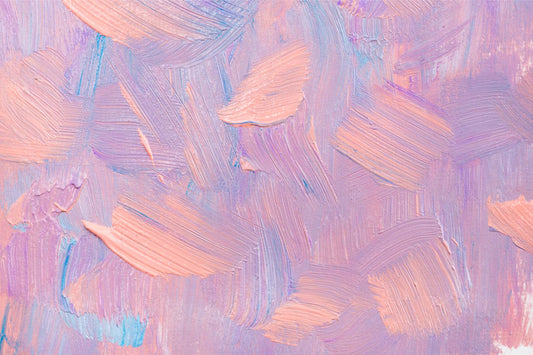 Lilac Peach Paint Strokes