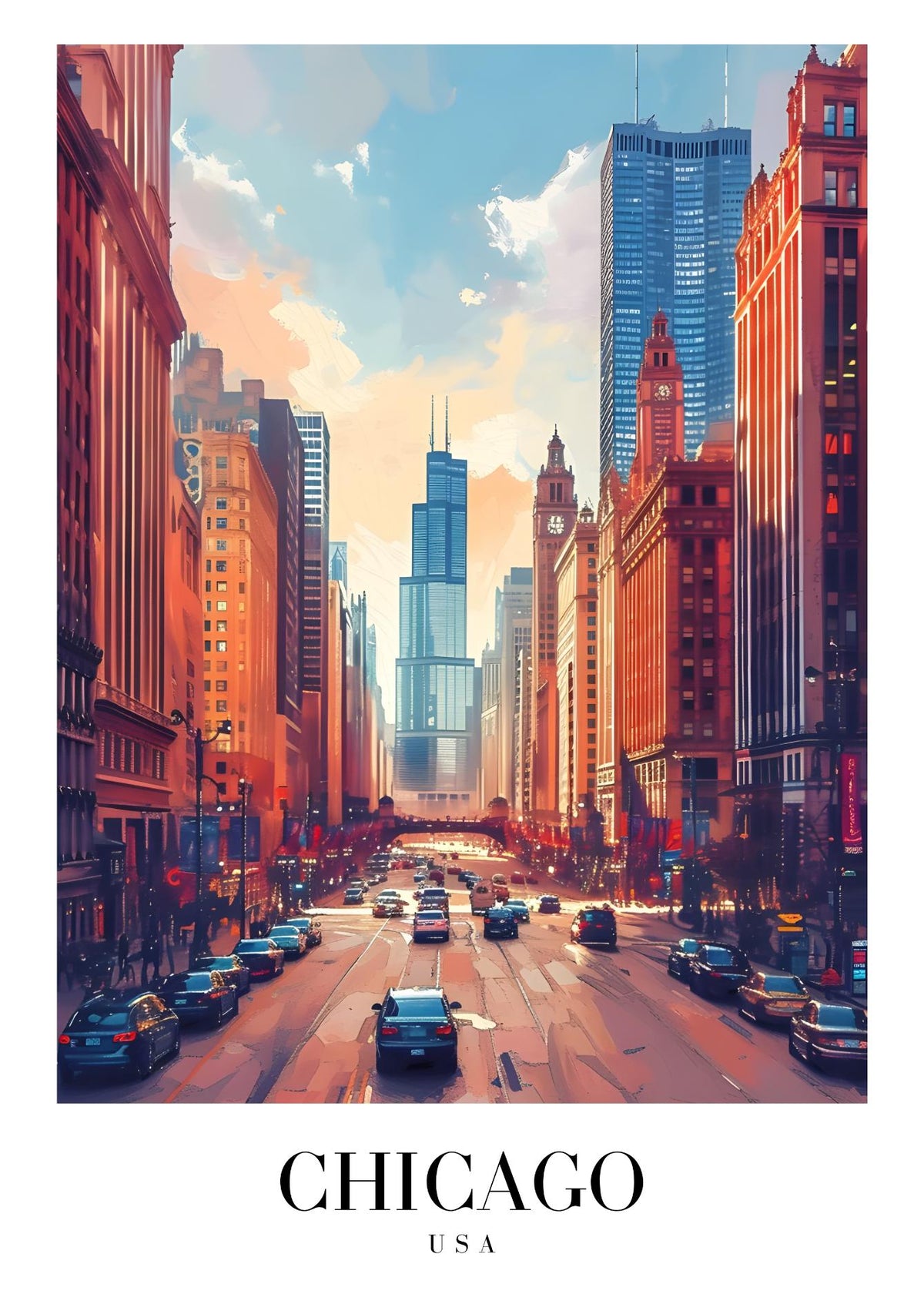 Chicago Skyline, USA
