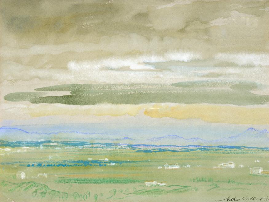 Green Marsh Watercolor