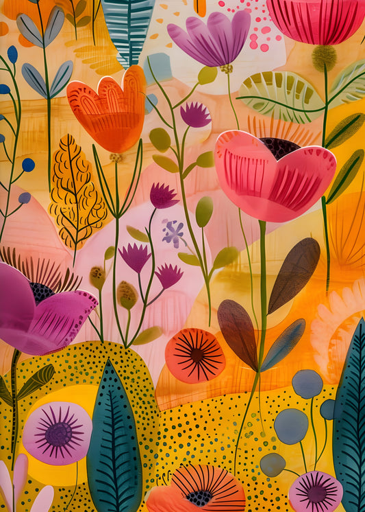 Garden Birds and Blooms