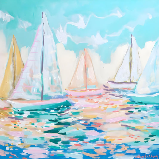 Painterly Sailboats