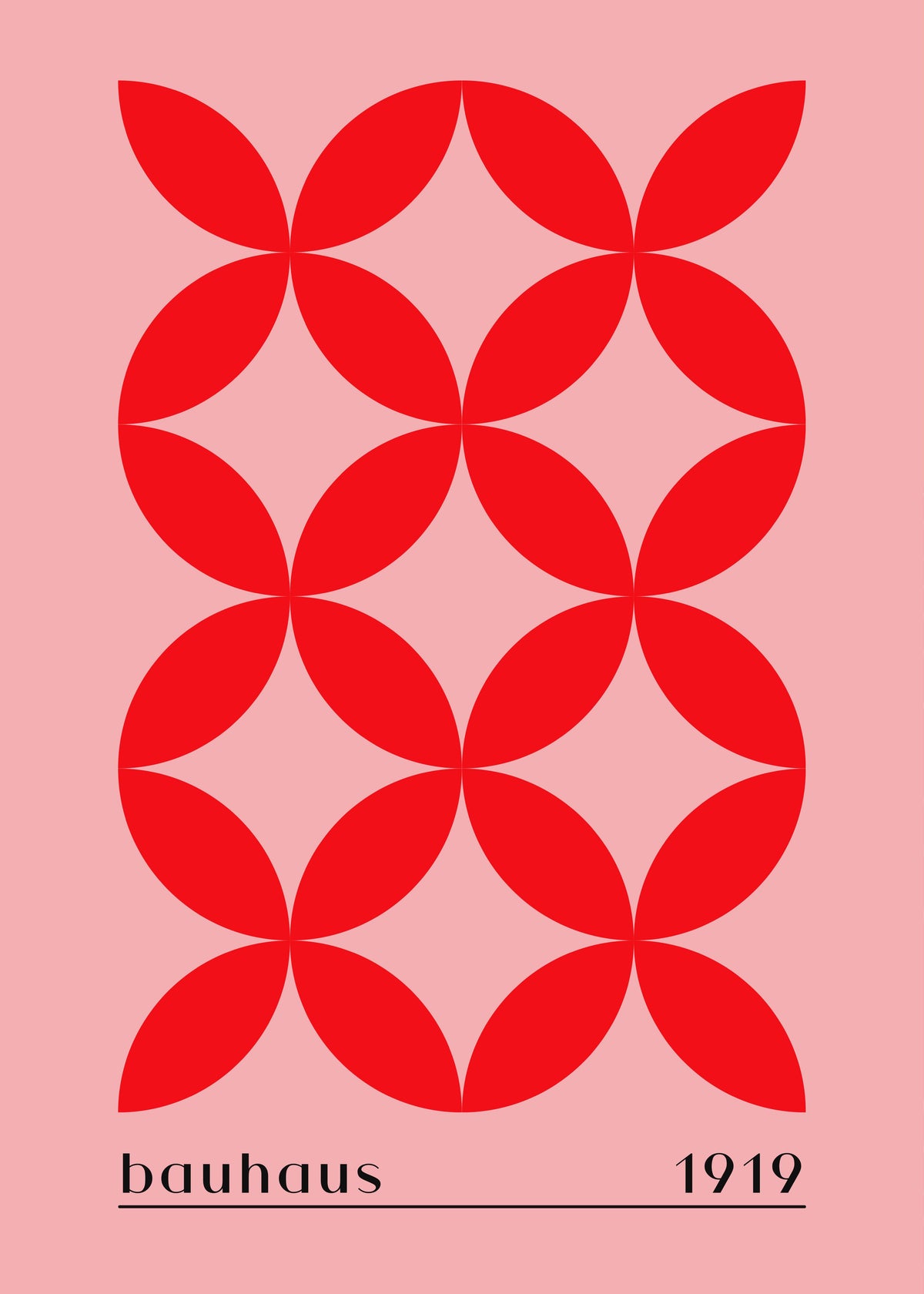 Bauhaus 1919 geometrische print