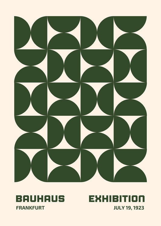 Bauhaus Forest Pinwheel Grid