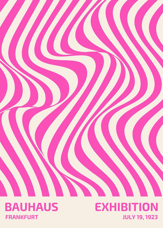 Bauhaus Pink Wave Exhibition