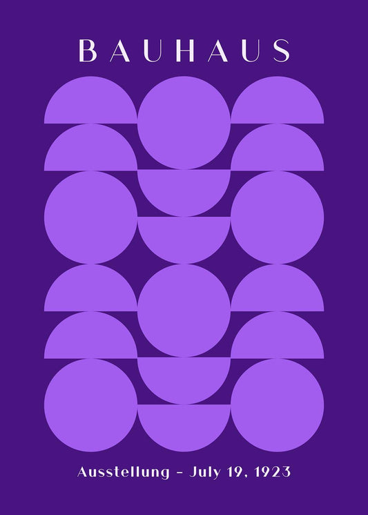 Bauhaus Lavender Bloom Grid