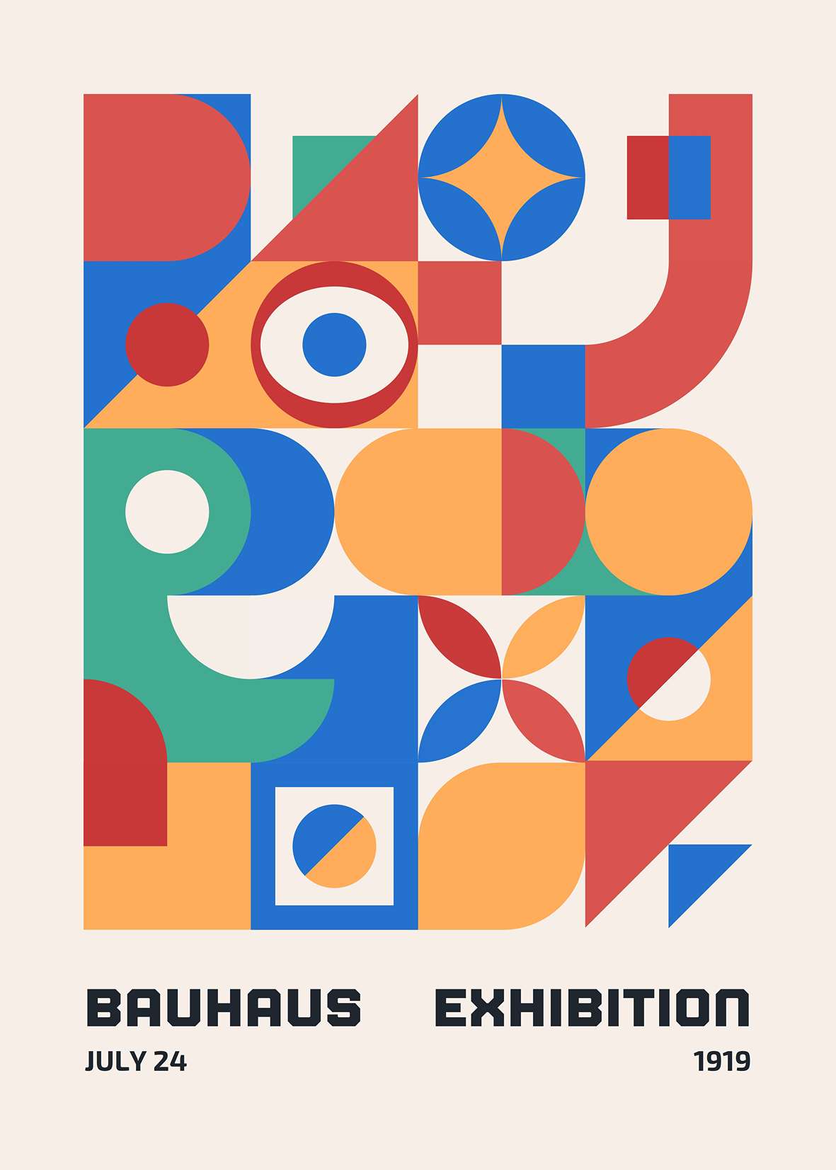 Bauhaus Confetticollage