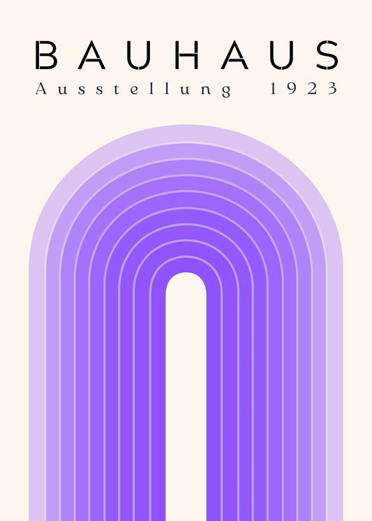 Bauhaus Violet Arch