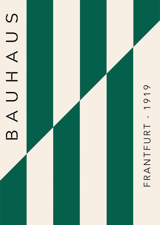 Bauhaus Forest Stripe Diagonal