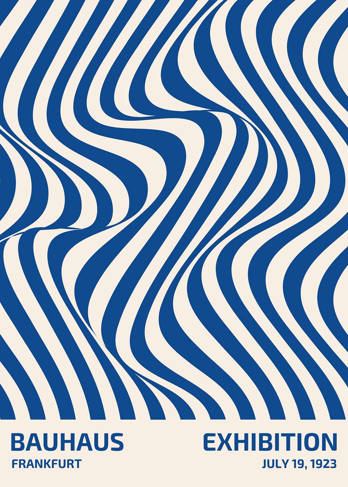 Bauhaus Blue Wave Exhibition