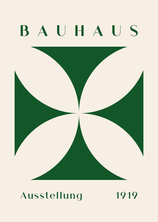 Bauhaus Green Cross Bloom