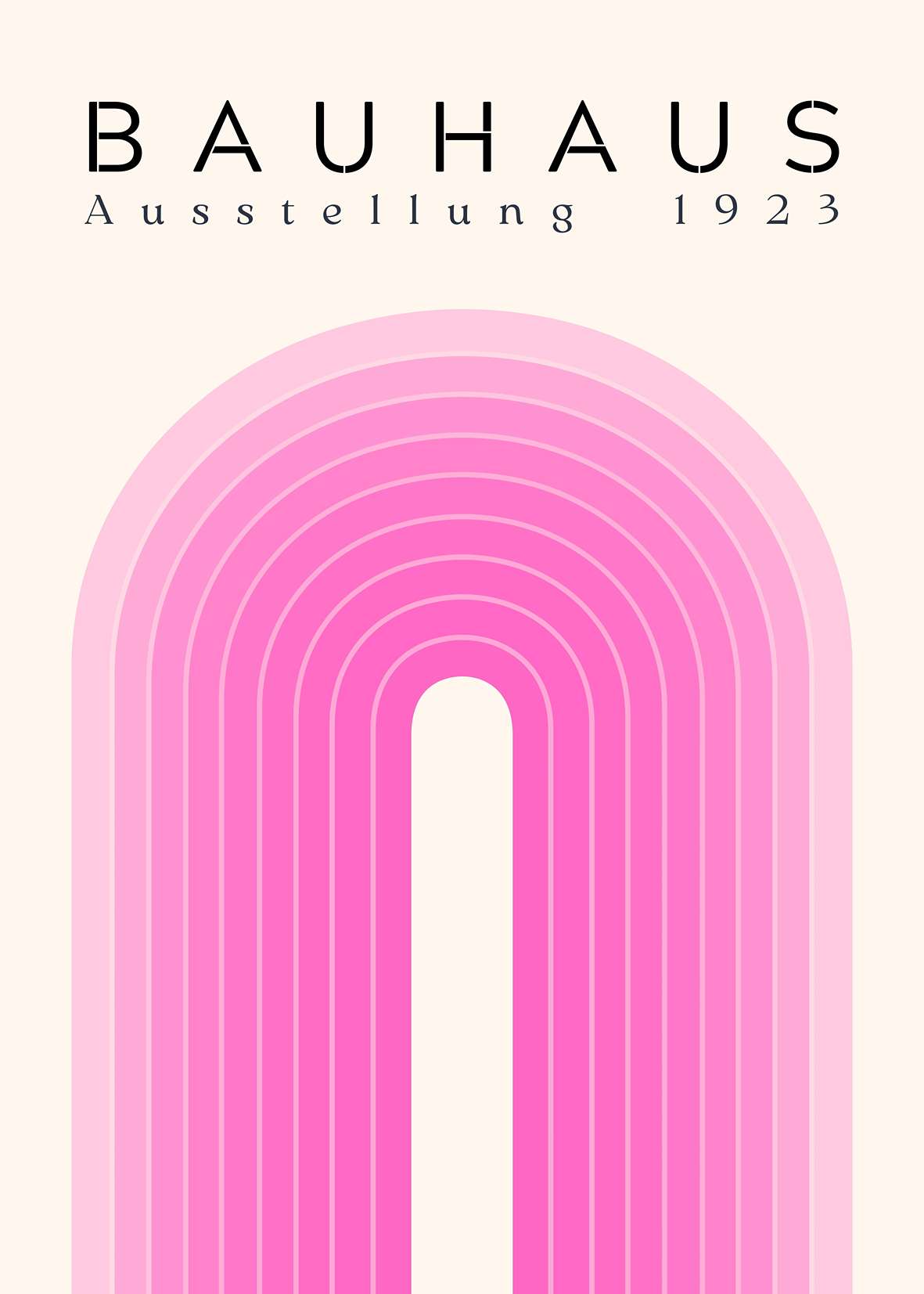 Bauhaus Pink Arch