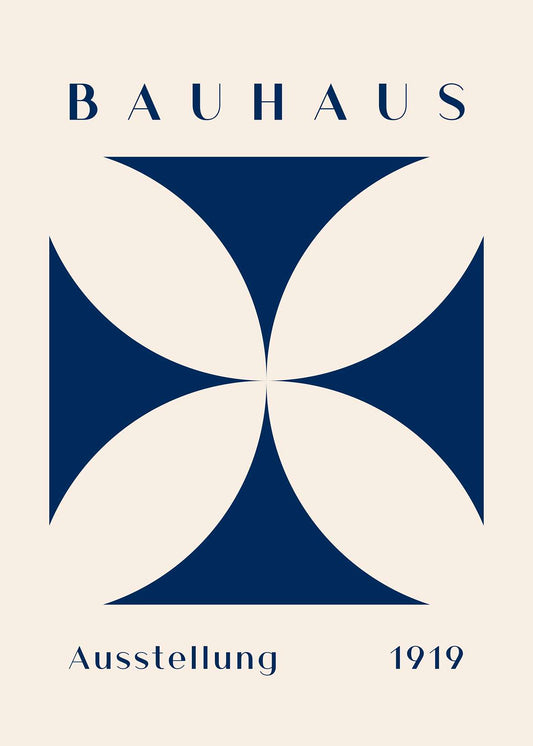 Bauhaus Navy Cross Bloom