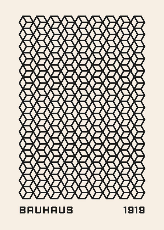 Bauhaus Lattice Pattern