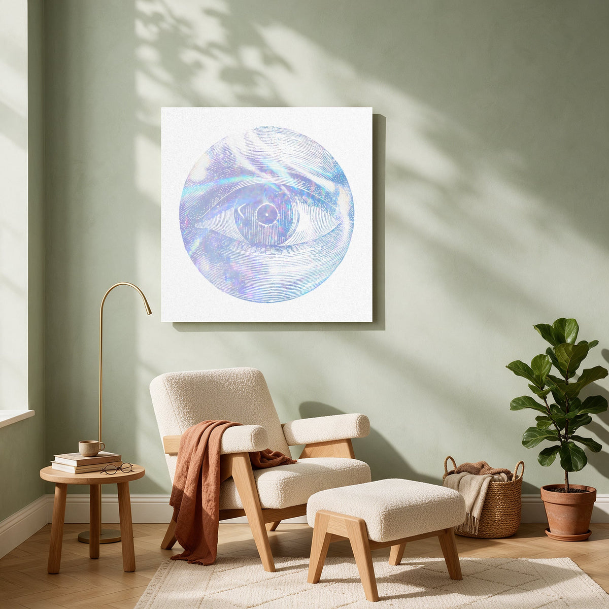 Holographic Eye — Square living room