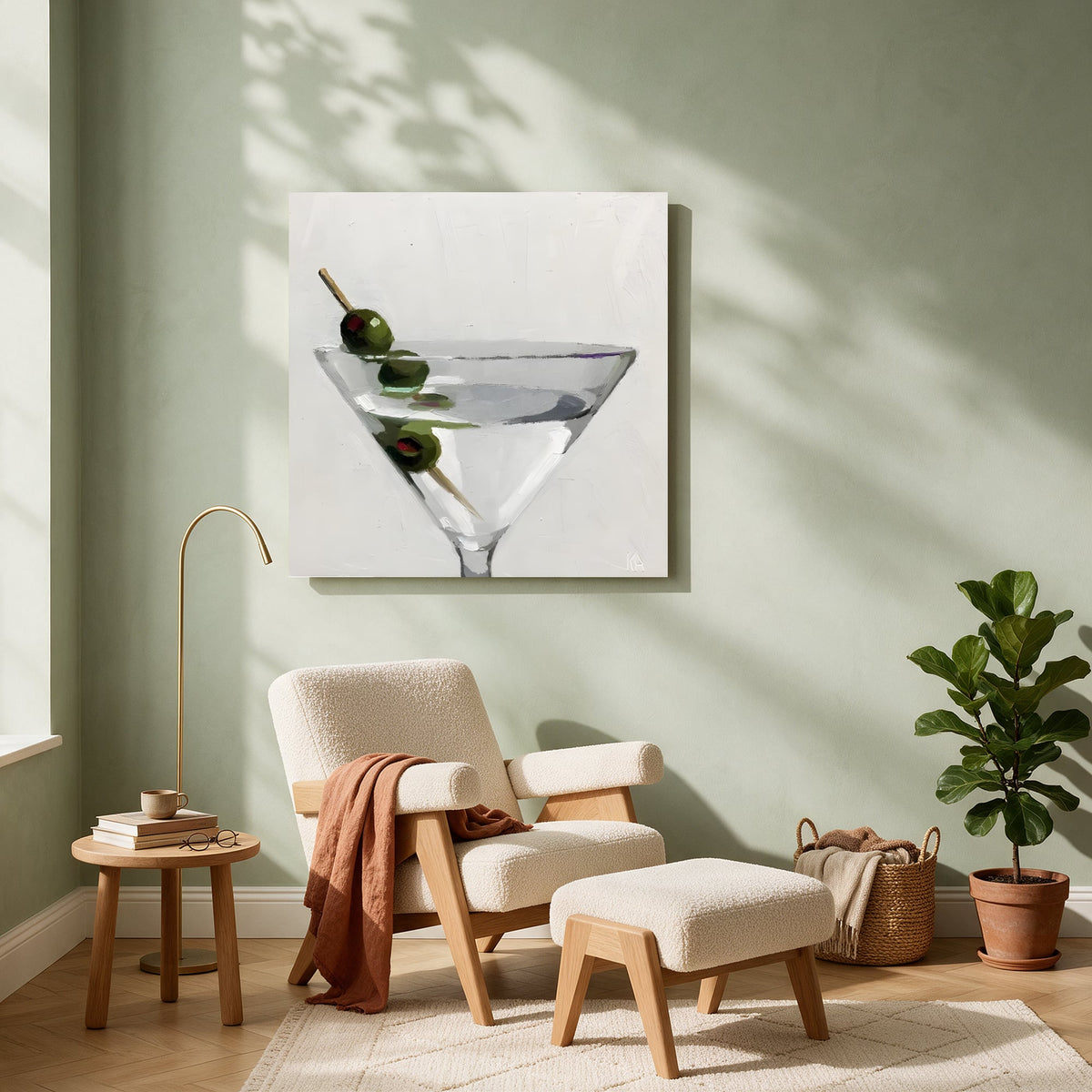 Martini with Olives — Square living room