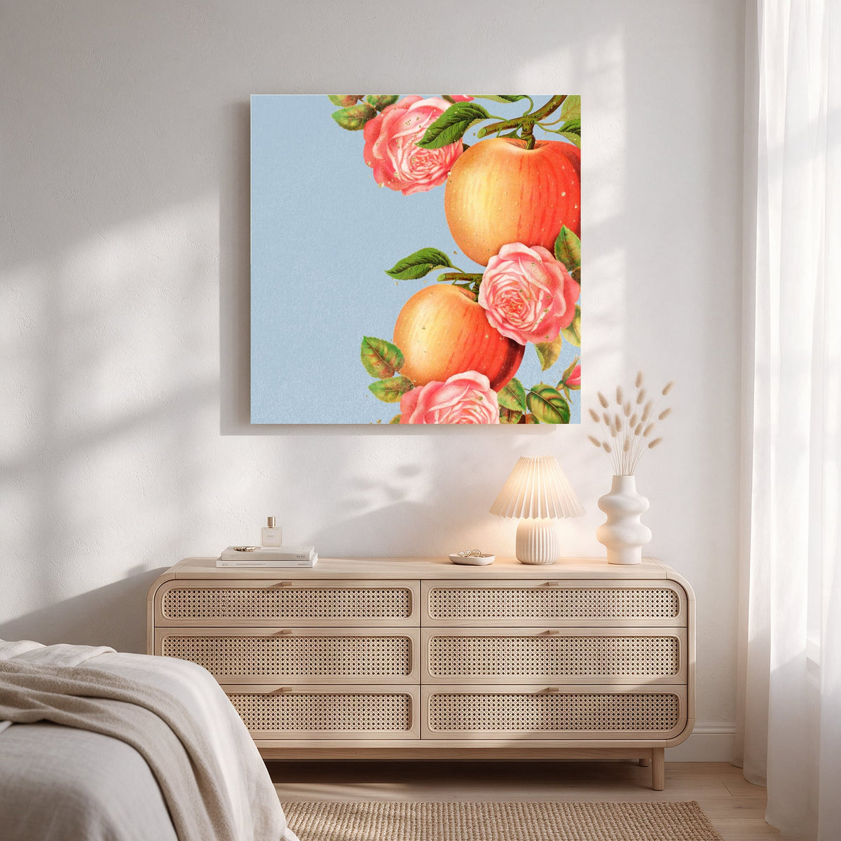 Apples and Roses — Square Bedroom