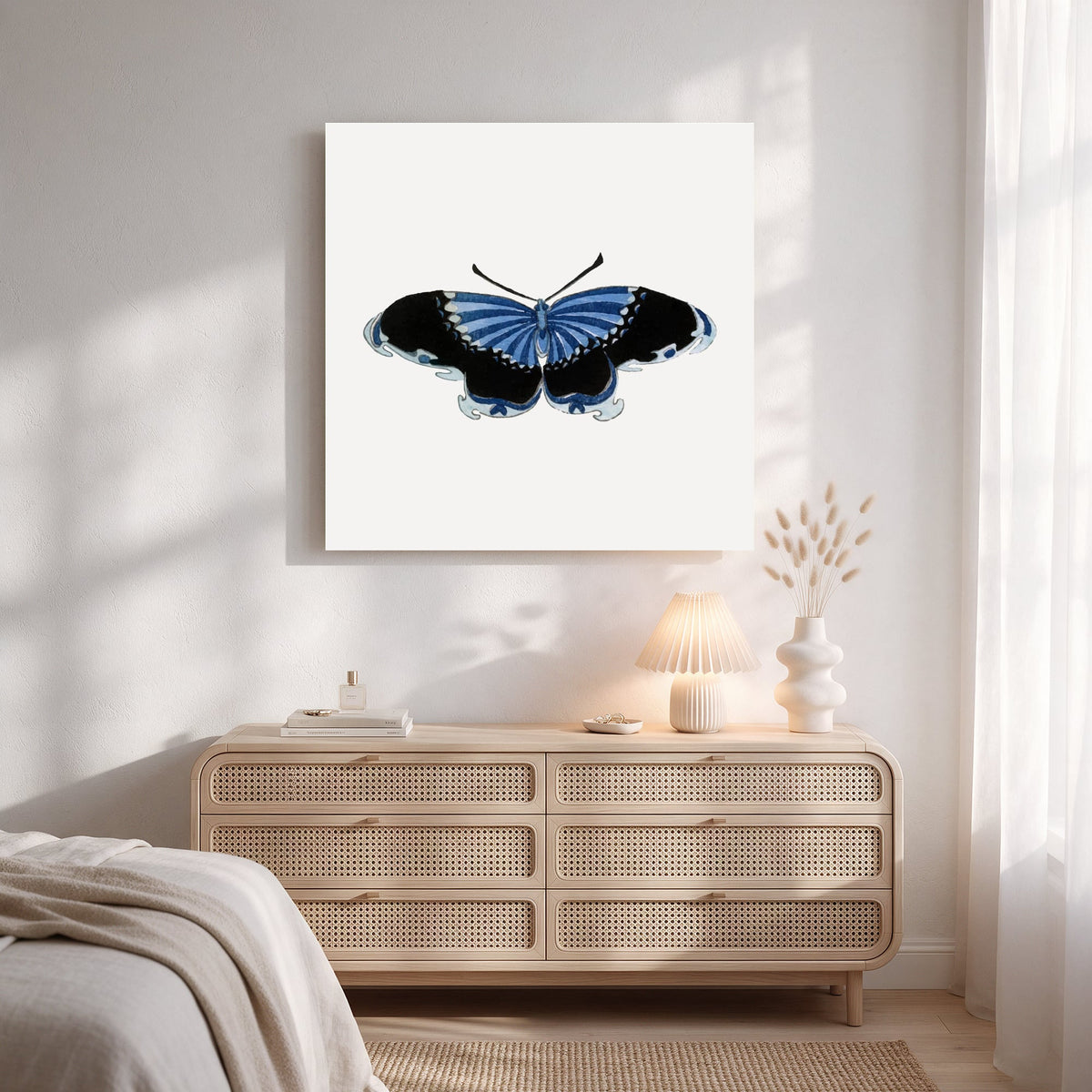 Blue Swallowtail Butterfly — Square Bedroom