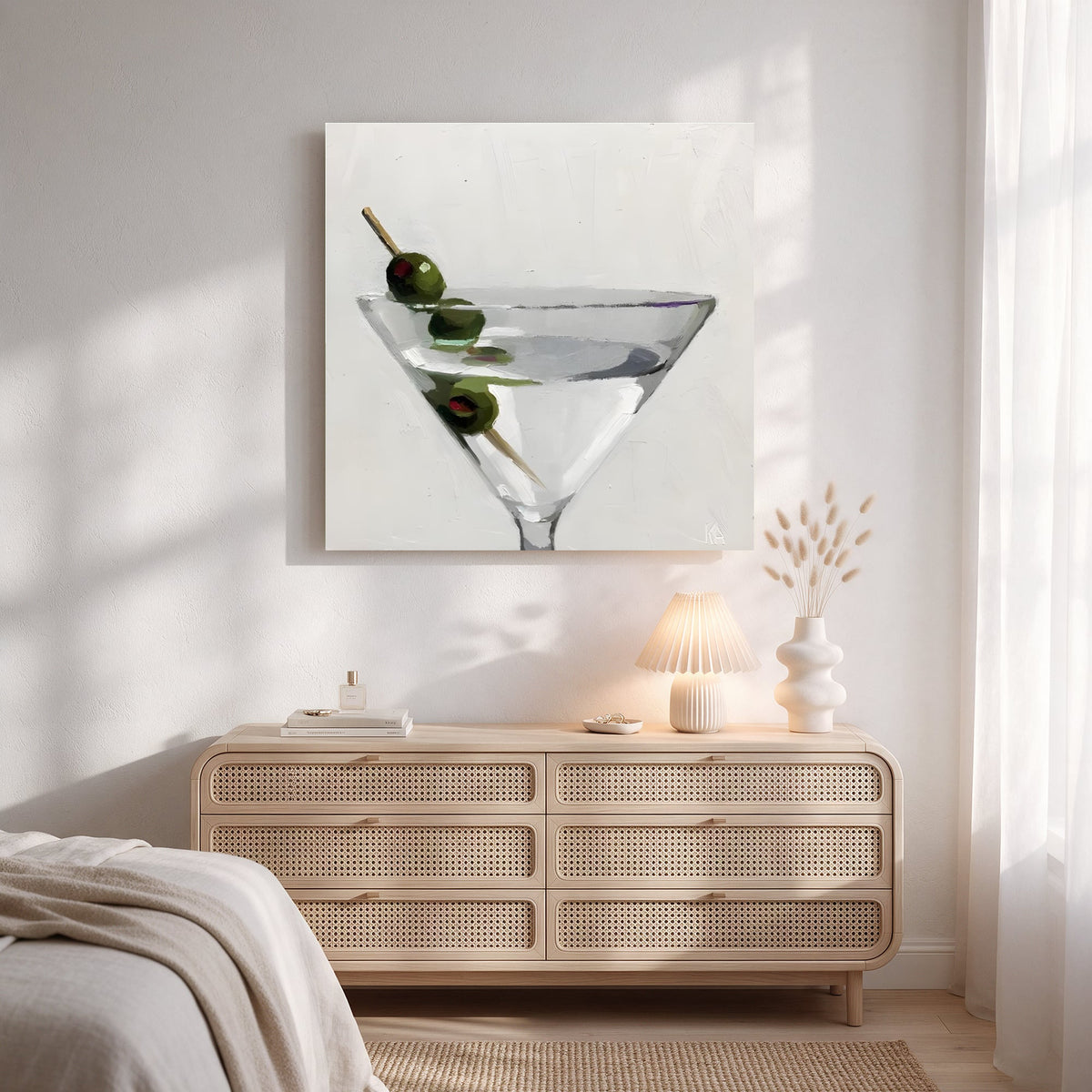 Martini with Olives — Square Bedroom