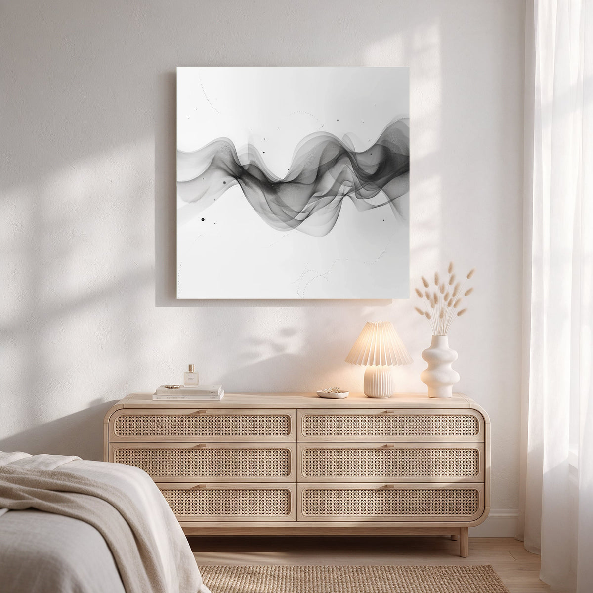Smoke Wave — Square Bedroom