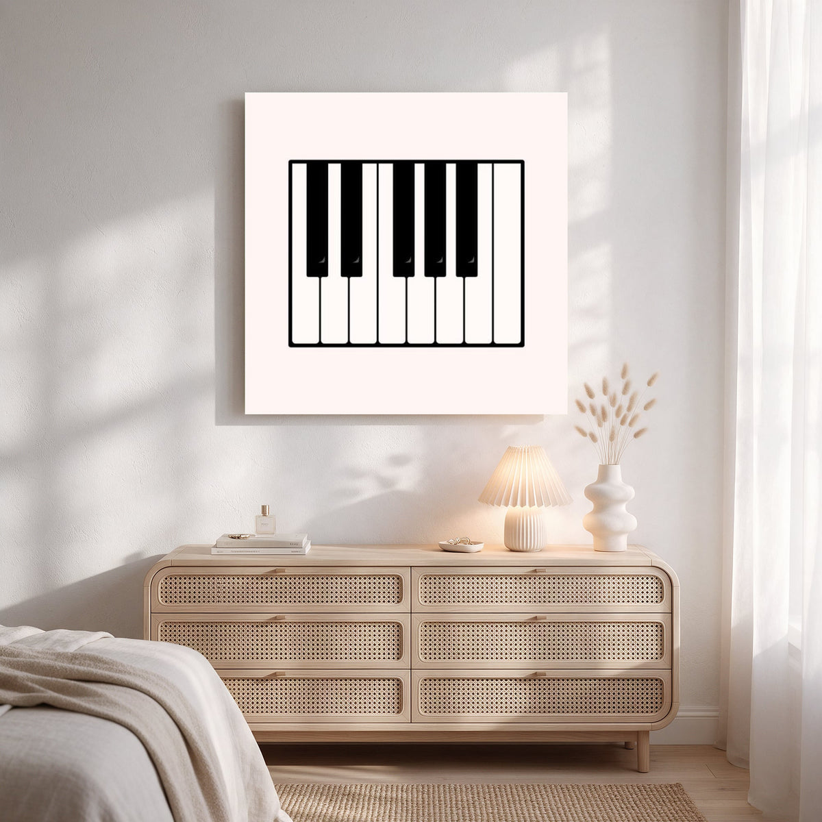 Piano Keys — Square Bedroom