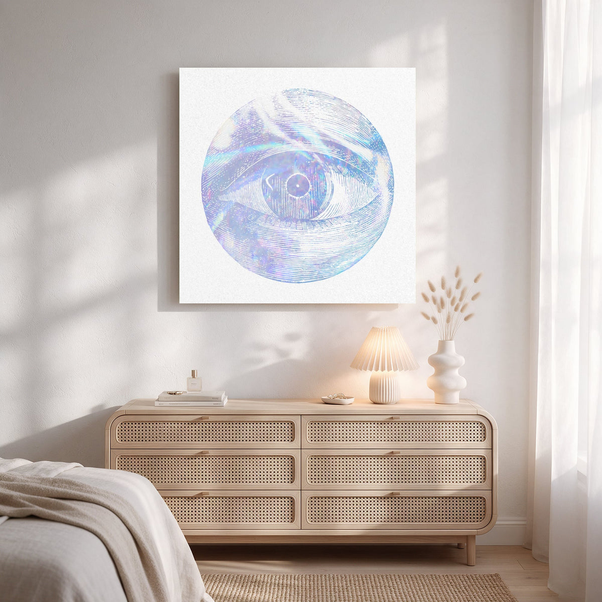 Holographic Eye — Square Bedroom