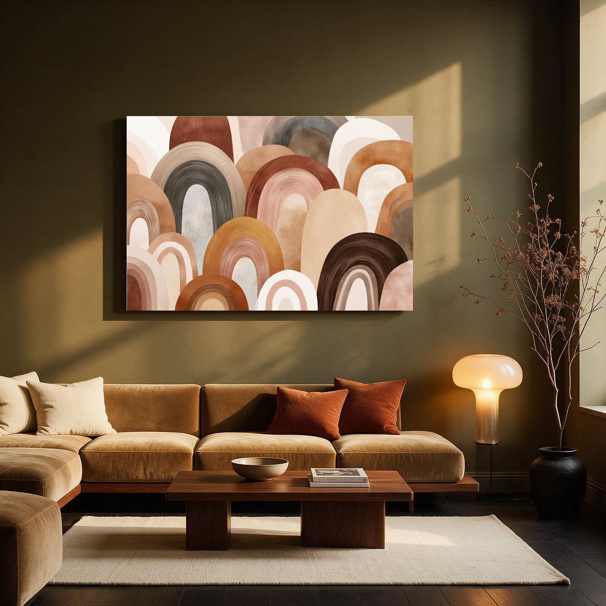 Rolling Rainbow Hills — Living room Landscape