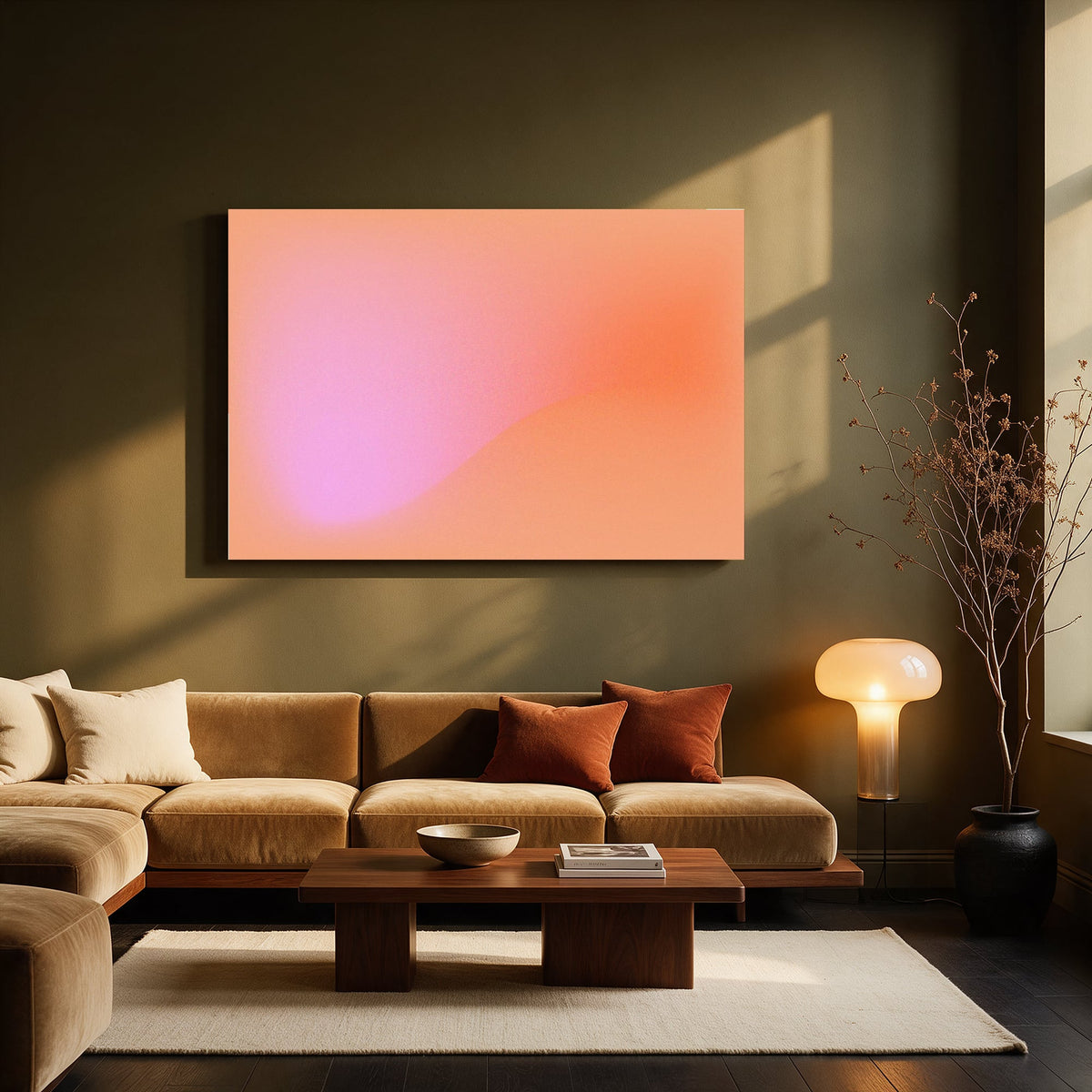 Sunset Gradient — Living room Landscape