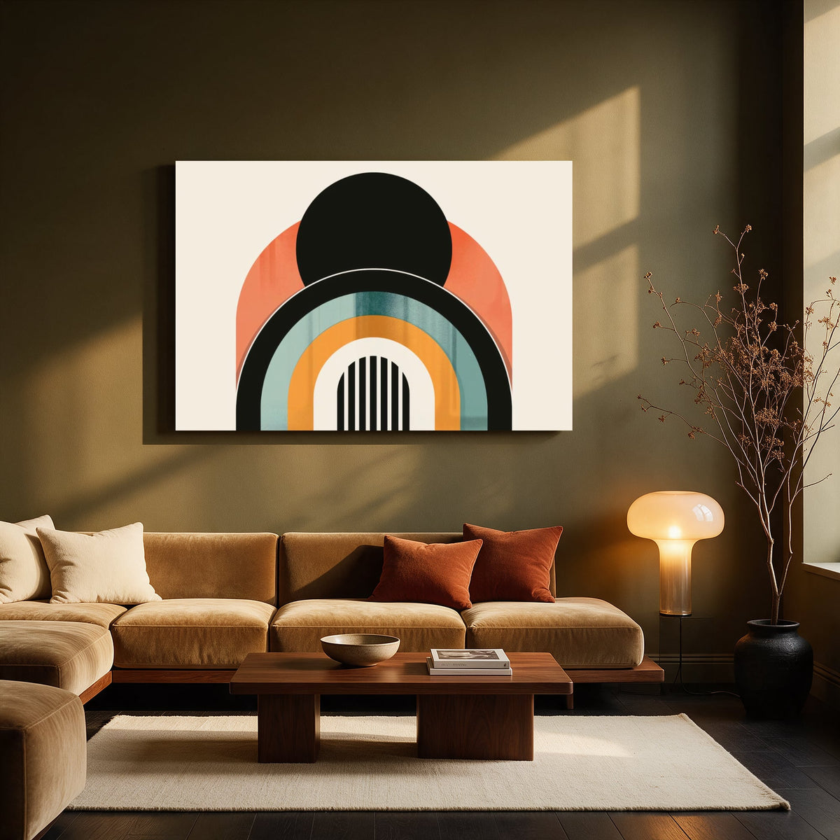 Midnight Rainbow Arch — Living room Landscape