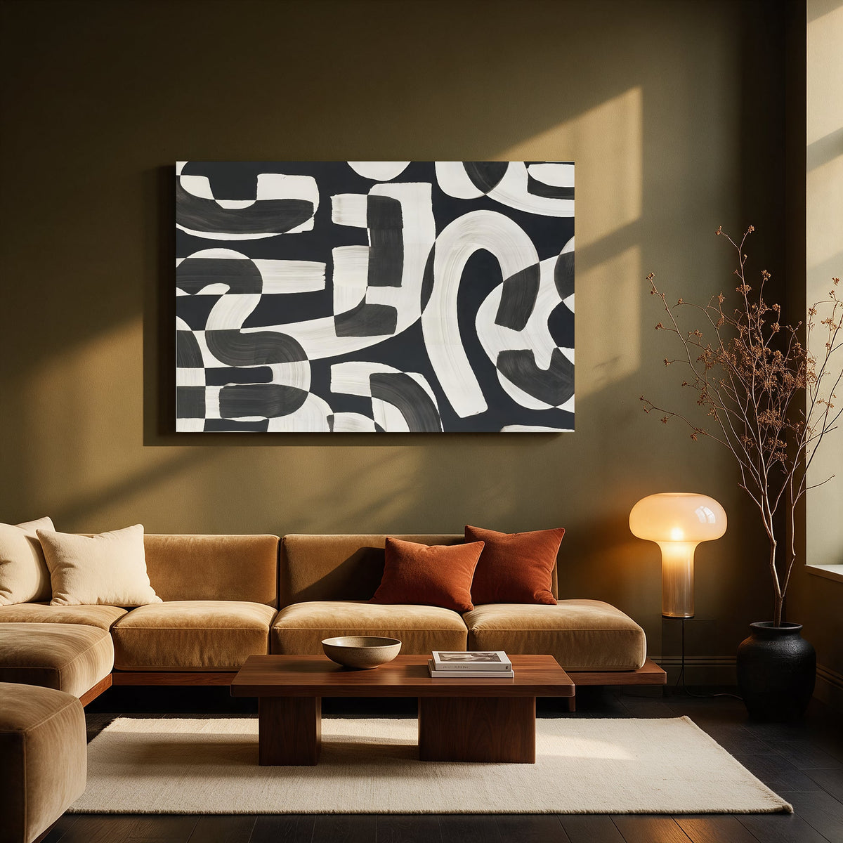 Ink Stone Puzzle — Living room Landscape