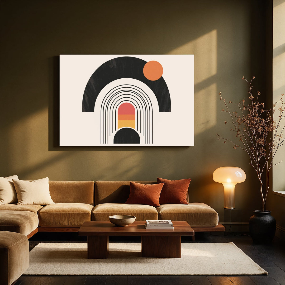 Amber Sunrise Arch — Living room Landscape