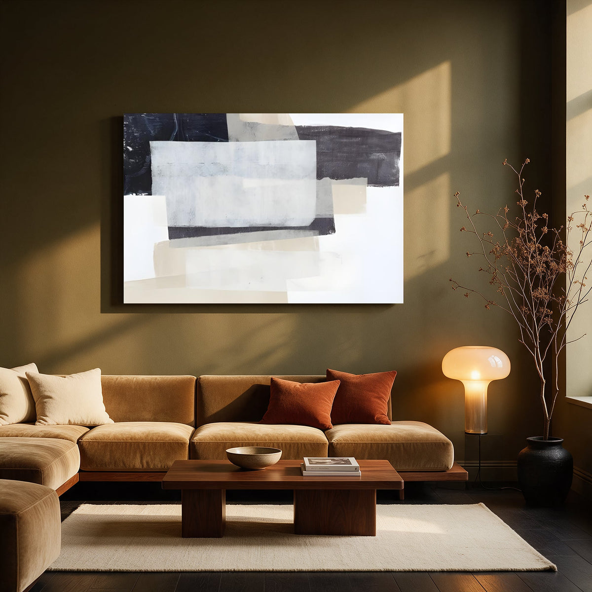 Layered Paper Abstract — Living room Landscape