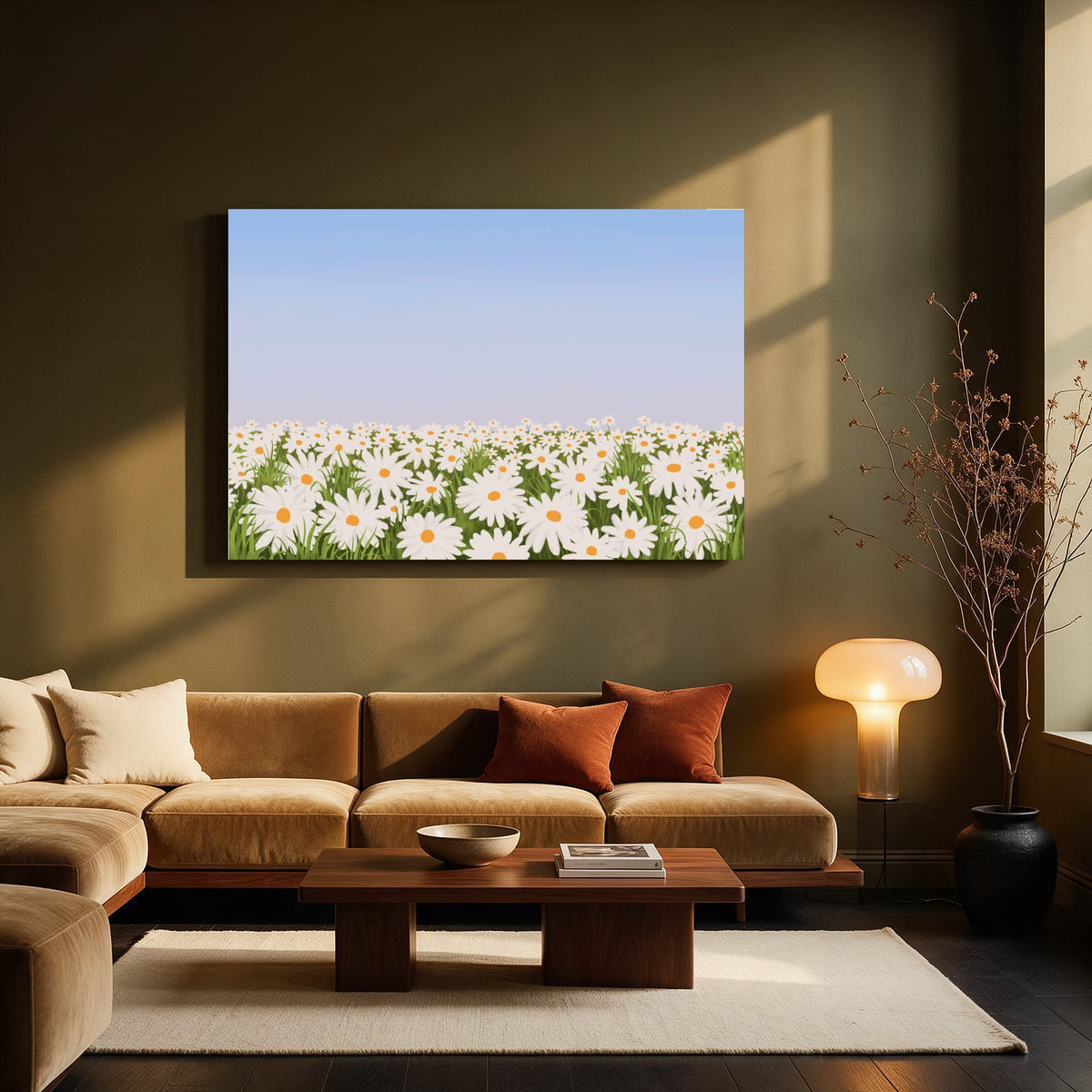 Daisy Field — Living room Landscape