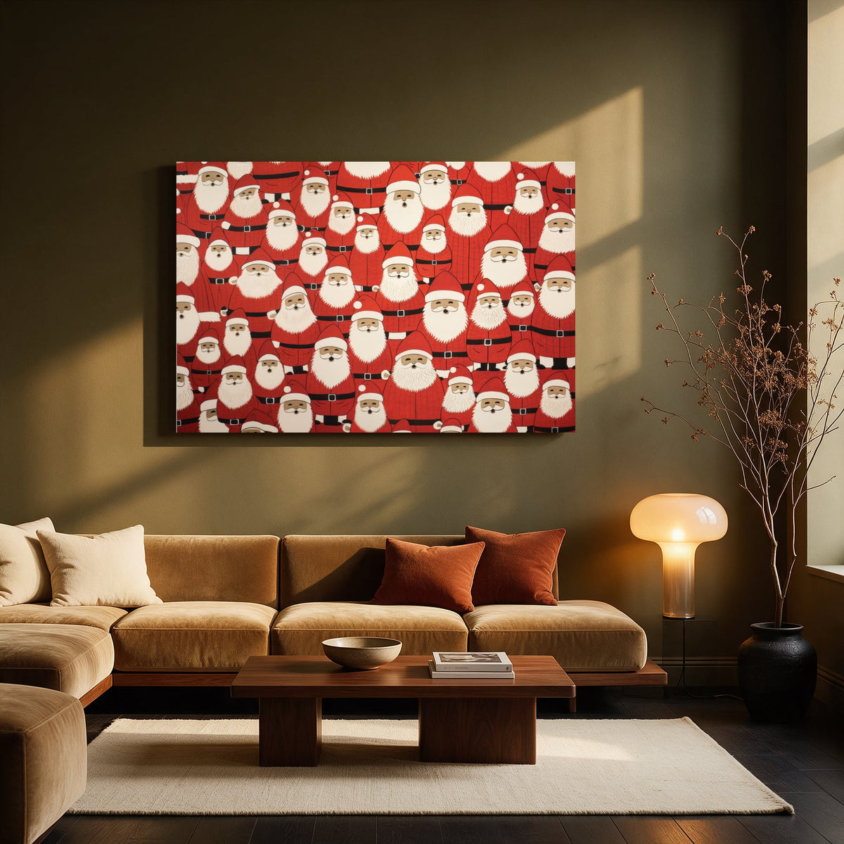 Santa Claus Pattern — Living room Landscape