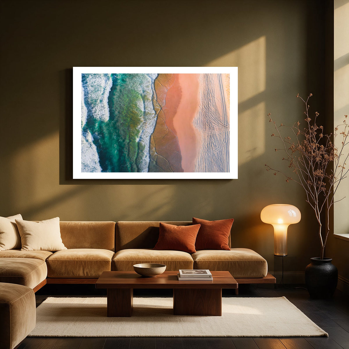 Shoreline from Above — Living room Landscape