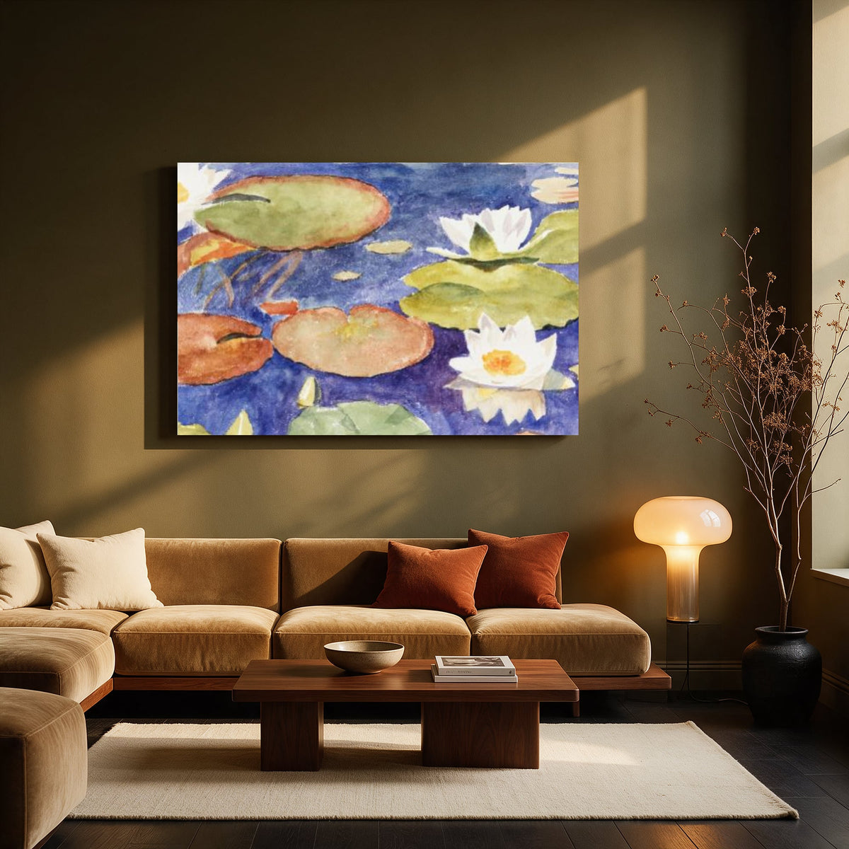 Water Lily Pond — Living room Landscape