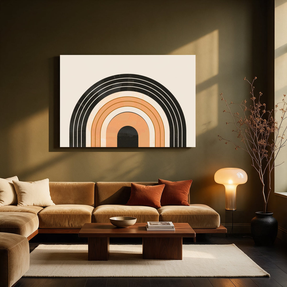 Layered Boho Rainbow — Living room Landscape