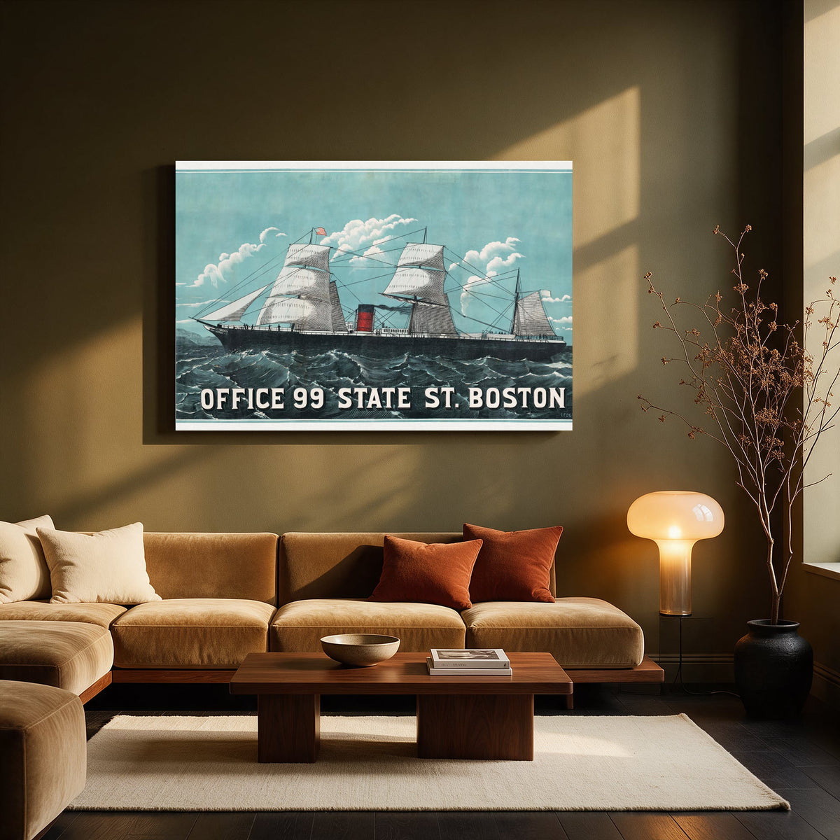 Steamship Boston Line — Living room Landscape
