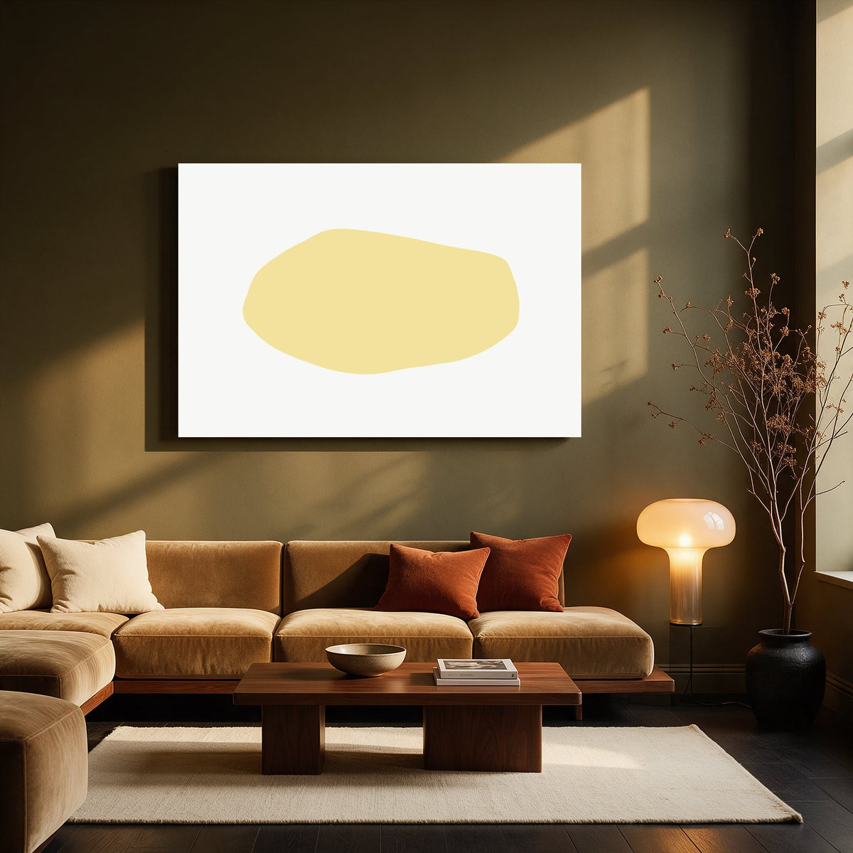 Buttercream Blob — Living room Landscape